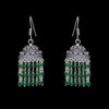 Gehna Jaipur Emerald Green Color Zircon Beads Jhumki Earring For Girls & Women GE03-1007 - Image 4