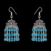 Gehna Jaipur Blue Topaz Color Zircon Beads Jhumki Earring For Girls & Women GE03-1008 - Image 5