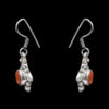 Gehna Jaipur Sun Sitara Color Stone Studded Earrings In German Silver  For Girls & Women GE01-1008 - Image 4