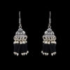 Gehna Jaipur Black Onyx Color Zircon Beads Jhumki Earring For Girls & Women GE03-1011 - Image 4