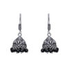 Gehna Jaipur Black Onyx Color Zircon Beads Jhumki Earring For Girls & Women GE03-1012