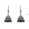 Gehna Jaipur Black Onyx Color Zircon Beads Jhumki Earring For Girls & Women GE03-1012 - Image 3