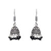 Gehna Jaipur Black Onyx Color Zircon Beads Jhumki Earring For Girls & Women GE03-1013