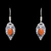 Gehna Jaipur Sun Sitara Color Stone Studded Earrings In German Silver  For Girls & Women GE01-1013 - Image 5