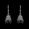 Gehna Jaipur Black Onyx Color Zircon Beads Jhumki Earring For Girls & Women GE03-1013 - Image 4