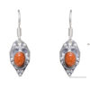 Gehna Jaipur Sun Sitara Color Stone Studded Earrings In German Silver  For Girls & Women GE01-1013 - Image 3