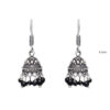 Gehna Jaipur Black Onyx Color Zircon Beads Jhumki Earring For Girls & Women GE03-1013 - Image 3