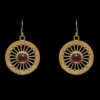 Gehna Jaipur Pink Spinel Color Stone Fillgiri Earrings In German Silver  For Girls & Women GE01-1014 - Image 5