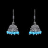 Gehna Jaipur Turquoise Color Zircon Beads Jhumki Earring For Girls & Women GE03-1014 - Image 4