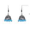 Gehna Jaipur Turquoise Color Zircon Beads Jhumki Earring For Girls & Women GE03-1014 - Image 3