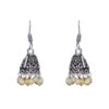 Gehna Jaipur Opal Color Zircon Beads Jhumki Earring In Silver For Girls & Women GE03-1016
