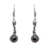Gehna Jaipur Red Garnet Color Stone Studded Earrings In German Silver  For Girls & Women GE01-1019