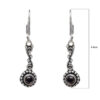 Gehna Jaipur Red Garnet Color Stone Studded Earrings In German Silver  For Girls & Women GE01-1019 - Image 3