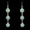 Gehna Jaipur Prehnite Color Stone Earrings In German Silver  For Girls & Women GE01-1023 - Image 2