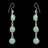 Gehna Jaipur Prehnite Color Stone Earrings In German Silver  For Girls & Women GE01-1023 - Image 4