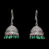 Gehna Jaipur T-Savorite Color Zircon Beads Jhumki Earring For Girls & Women GE03-1026 - Image 4