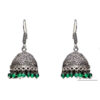 Gehna Jaipur T-Savorite Color Zircon Beads Jhumki Earring For Girls & Women GE03-1026 - Image 3