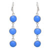 Gehna Jaipur Chalcedony Color Stone Studded Earrings In German Silver  For Girls & Women GE01-1027
