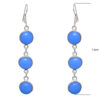 Gehna Jaipur Chalcedony Color Stone Studded Earrings In German Silver  For Girls & Women GE01-1027 - Image 3