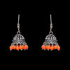 Gehna Jaipur Red Jasper Color Zircon Beads Jhumki  Earring For Girls & Women GE03-1029 - Image 4
