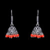Gehna Jaipur Red Jasper Color Zircon Beads Jhumki  Earring For Girls & Women GE03-1031 - Image 4