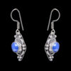 Gehna Jaipur Dumortierite Color Stone Earrings In German Silver  For Girls & Women GE01-1032 - Image 4