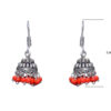 Gehna Jaipur Red Jasper Color Zircon Beads Jhumki  Earring For Girls & Women GE03-1032 - Image 3