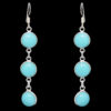 Gehna Jaipur Chalcedony Color Stone Earrings In German Silver  For Girls & Women GE01-1034 - Image 5