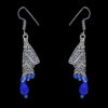 Gehna Jaipur Lapis Color Zircon Beads Jhumki  Earring In Silver For Girls & Women GE03-1034 - Image 5