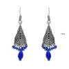 Gehna Jaipur Lapis Color Zircon Beads Jhumki  Earring In Silver For Girls & Women GE03-1034 - Image 3