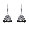 Gehna Jaipur Black Onyx Color Zircon Beads Jhumki  Earring  For Girls & Women GE03-1037