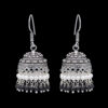 Gehna Jaipur Pearl & Black Onyx Color Zircon Beads Jhumki Earring  For Girls & Women GE03-1039 - Image 5