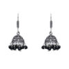 Gehna Jaipur Black Onyx Color Zircon Beads Jhumki  Earring  For Girls & Women GE03-1040