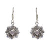 Gehna Jaipur Rose Quartz Color Stone Earrings In German Silver  For Girls & Women GE01-1041