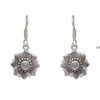 Gehna Jaipur Rose Quartz Color Stone Earrings In German Silver  For Girls & Women GE01-1041 - Image 3