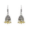 Gehna Jaipur Opal Color Zircon Beads Jhumki  Earring In Silver For Girls & Women GE03-1043