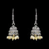 Gehna Jaipur Opal Color Zircon Beads Jhumki  Earring In Silver For Girls & Women GE03-1043 - Image 4