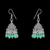 Gehna Jaipur Green Onyx Color Zircon Beads Jhumki  Earring For Girls & Women GE03-1045 - Image 5