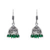 Gehna Jaipur T-Savorite Color Zircon Beads Jhumki  Earring For Girls & Women GE03-1046