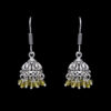 Gehna Jaipur Peridot Color Zircon Beads Jhumki  Earring In Silver For Girls & Women GE03-1049 - Image 4