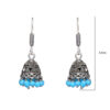 Gehna Jaipur Turquoise Color Zircon Beads Jhumki  Earring In Silver For Girls & Women GE03-1051 - Image 3