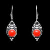 Gehna Jaipur Jasper Color Stone Earrings In German Silver  For Girls & Women GE01-1055 - Image 2
