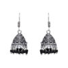 Gehna Jaipur Black Onyx Color Zircon Beads Jhumki  Earring  For Girls & Women GE03-1057