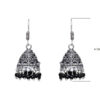 Gehna Jaipur Black Onyx Color Zircon Beads Jhumki  Earring  For Girls & Women GE03-1057 - Image 2