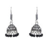 Gehna Jaipur Black Onyx Color Zircon Beads Jhumki  Earring  For Girls & Women GE03-1058 - Image 2
