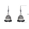 Gehna Jaipur Black Onyx Color Zircon Beads Jhumki  Earring  For Girls & Women GE03-1059 - Image 3