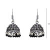 Gehna Jaipur Black Onyx Color Zircon Beads Jhumki  Earring  For Girls & Women GE03-1060 - Image 3