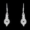 Gehna Jaipur Red Garnet Stone Earrings In German Silver  For Girls & Women GE01-1061 - Image 4