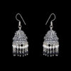Gehna Jaipur Pearl & Black Onyx Color Zircon Beads Jhumki Earring For Girls & Women GE03-1063 - Image 5