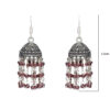 Gehna Jaipur Champions Color Zircon Beads Jhumki  Earring In Silver For Girls & Women GE03-1068 - Image 3